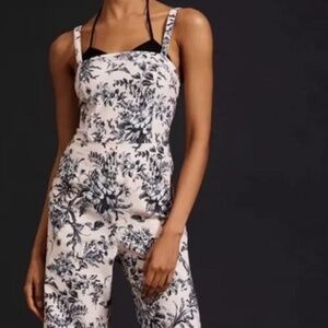 Maeve floral wide-leg jumpsuit.